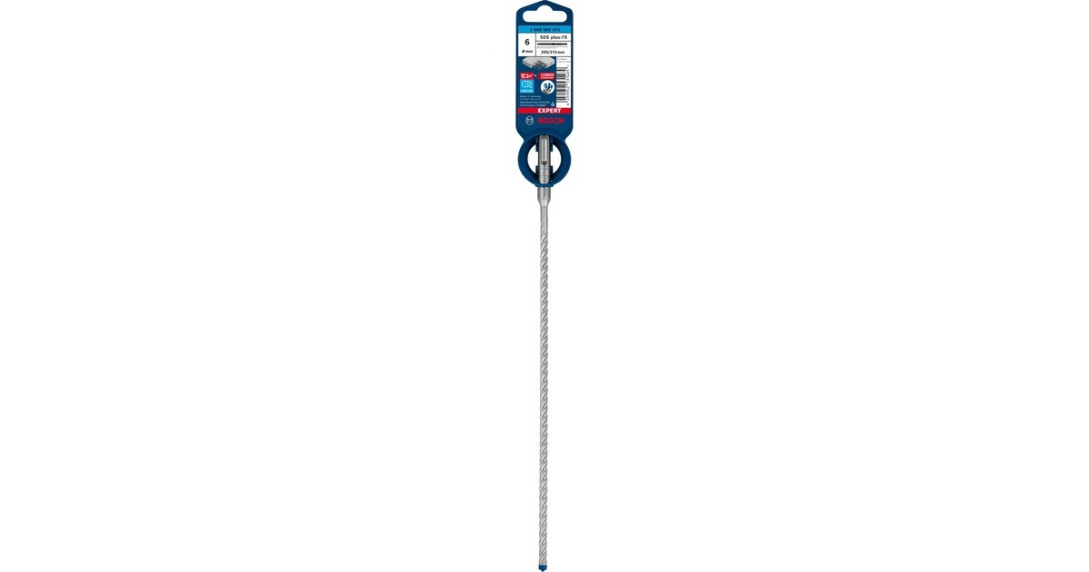 Bosch Expert Hammerbohrer SDS-plus-7X, Ø 6mm(Arbeitslänge 250mm)