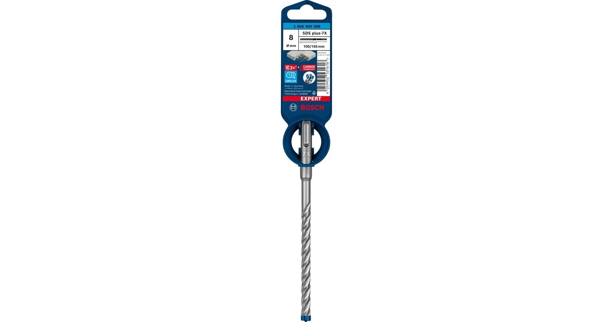 Bosch Expert Hammerbohrer SDS-plus-7X, Ø 8mm(Arbeitslänge 100mm)