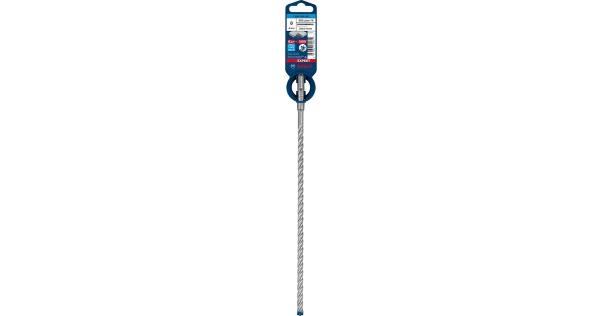 Bosch Expert Hammerbohrer SDS-plus-7X, Ø 8mm(Arbeitslänge 250mm)