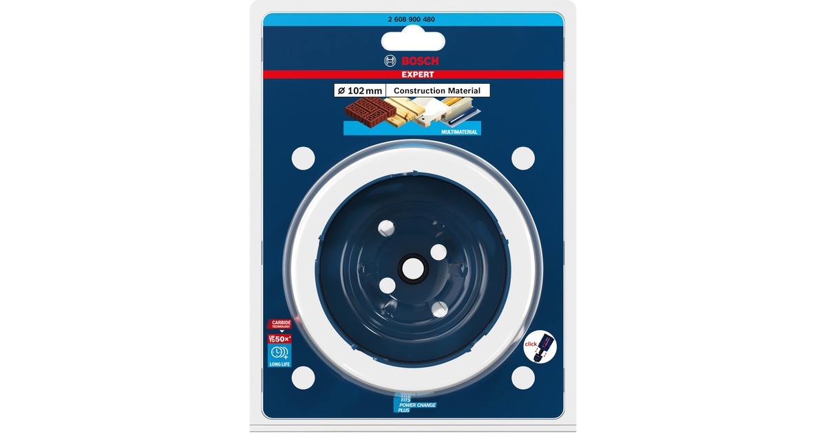 Bosch Expert Lochsäge 'Construction Material', Ø 102mm(4")