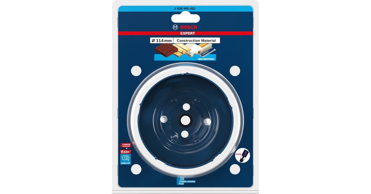 Bosch Expert Lochsäge 'Construction Material', Ø 114mm(4.1/2")