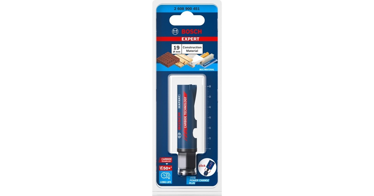 Bosch Expert Lochsäge 'Construction Material', Ø 19mm(3/4")