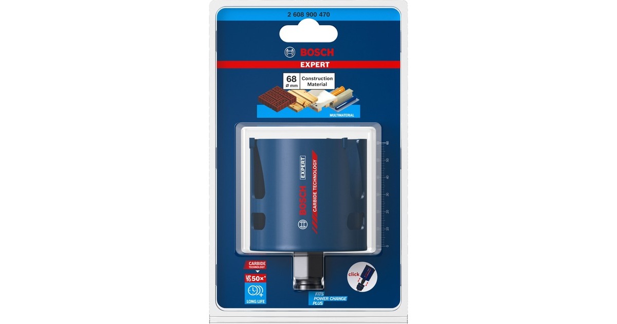 Bosch Expert Lochsäge 'Construction Material', Ø 68mm(2.3/4")