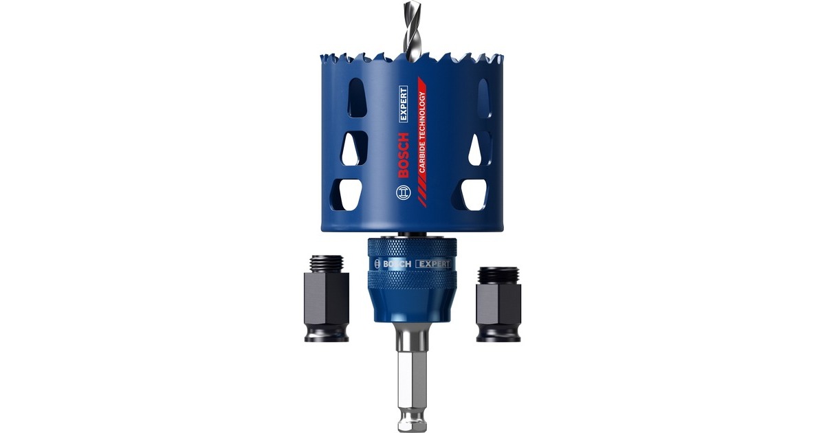 Bosch Expert Lochsäge 'ToughMaterial', Ø 51mm, Starter Kit(2", mit Power Change Plus-Adapter)