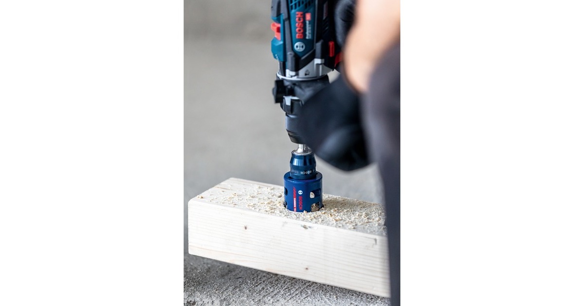 Bosch Expert Lochsägen-Set 'Construction Material', Ø 20-64mm, 10-teilig(mit Power Change Plus Adapter, Koffer)