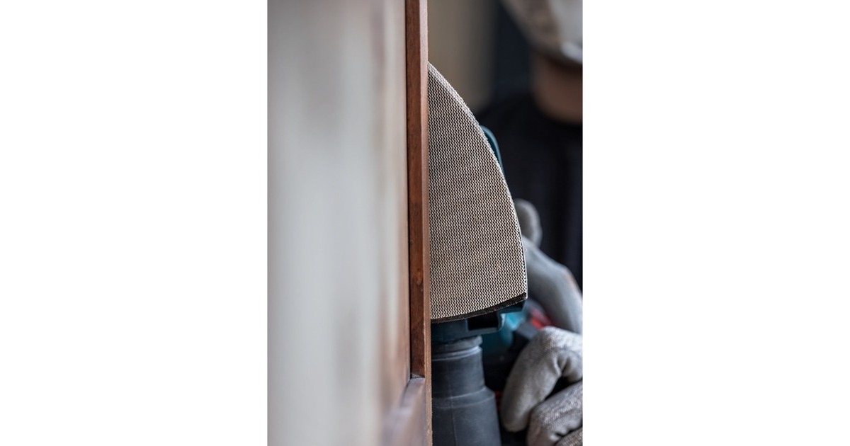 Bosch Expert M480 Netzstruktur-Schleifblatt 100 x 150mm, K180(10 Stück, für Multischleifer)