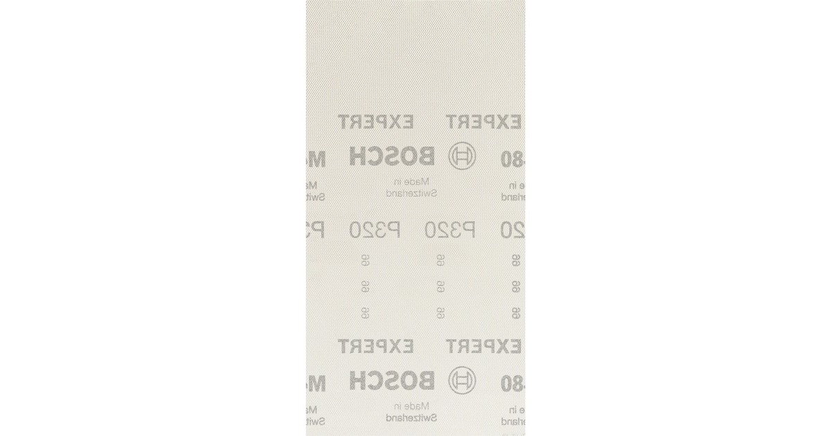 Bosch Expert M480 Netzstruktur-Schleifblatt 115 x 230mm, K320(50 Stück, für Schwingschleifer)