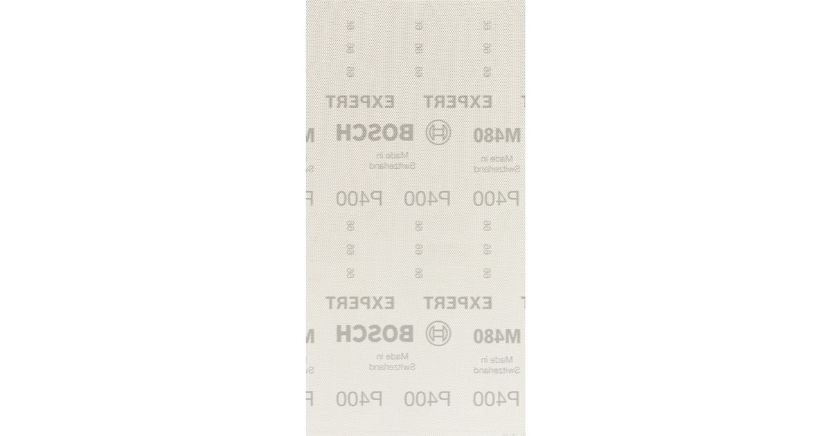 Bosch Expert M480 Netzstruktur-Schleifblatt 115 x 230mm, K400(10 Stück, für Schwingschleifer)