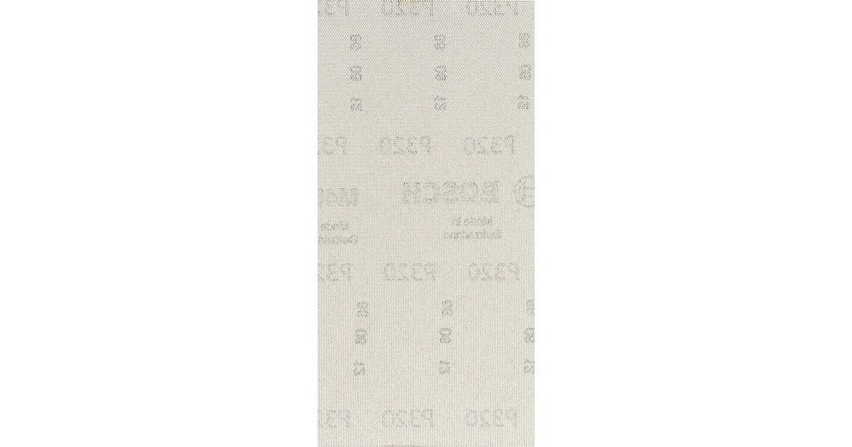 Bosch Expert M480 Netzstruktur-Schleifblatt 93 x 186mm, K320(10 Stück, für Schwingschleifer)