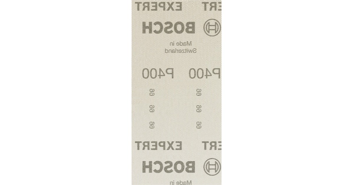 Bosch Expert M480 Netzstruktur-Schleifblatt 93 x 186mm, K400(50 Stück, für Schwingschleifer)