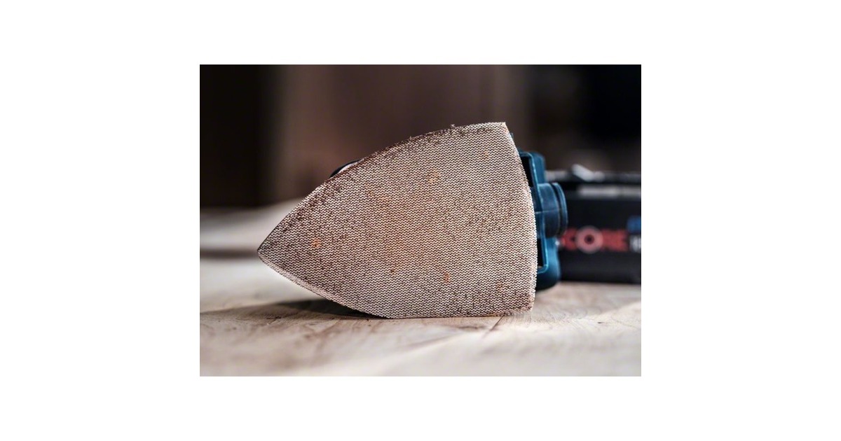 Bosch Expert M480 Netzstruktur-Schleifblatt-Set 93 x 186mm, K80 / 120 / 180(10-teilig, für Schwingschleifer)