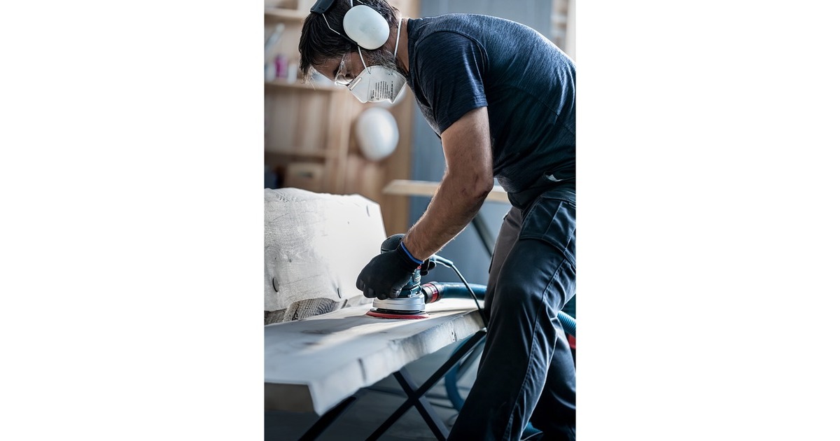 Bosch Expert M480 Netzstruktur-Schleifblatt-Set Ø 125mm, K80 / 120 / 180(7-teilig, inkl. Pad Saver, für Exzenterschleifer)