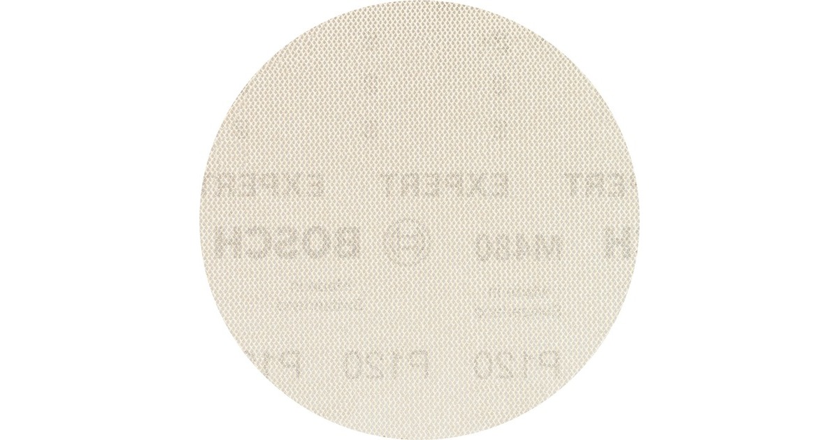 Bosch Expert M480 Netzstruktur-Schleifblatt Ø 125mm, K120(5 Stück, für Exzenterschleifer)