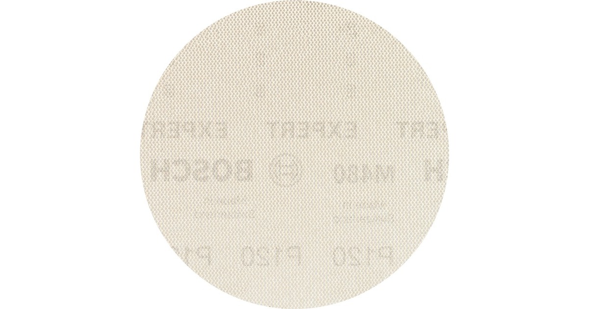 Bosch Expert M480 Netzstruktur-Schleifblatt Ø 125mm, K120(50 Stück, für Exzenterschleifer)