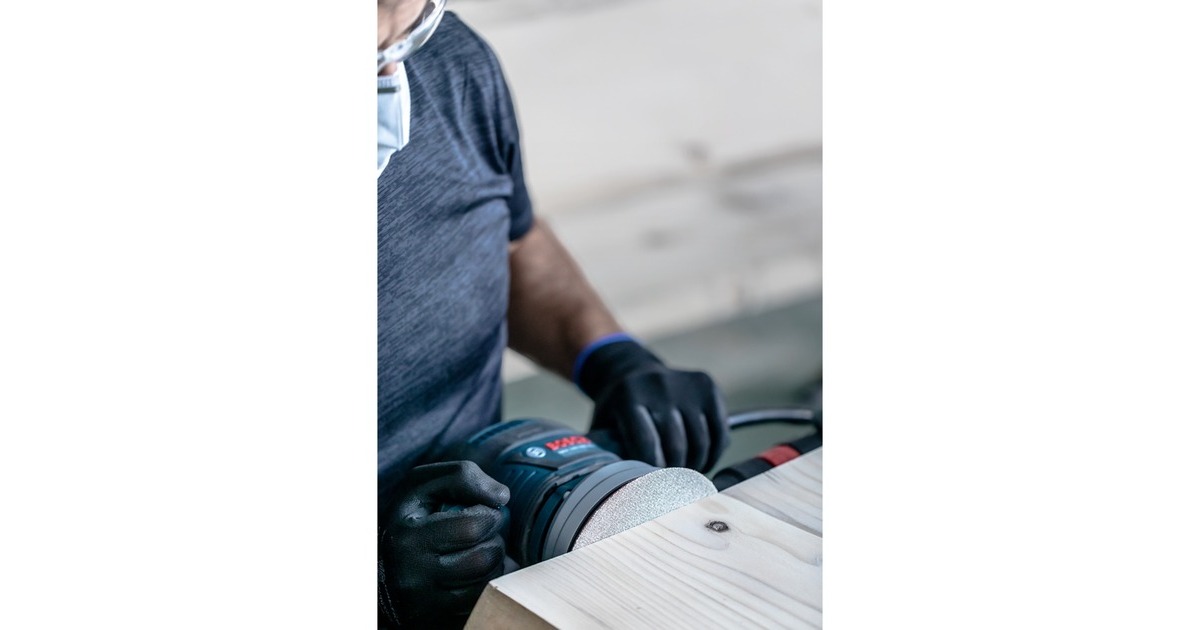 Bosch Expert M480 Netzstruktur-Schleifblatt Ø 125mm, K150(5 Stück, für Exzenterschleifer)