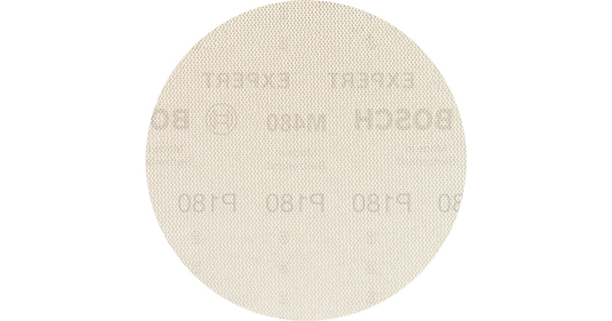 Bosch Expert M480 Netzstruktur-Schleifblatt Ø 125mm, K180(5 Stück, für Exzenterschleifer)
