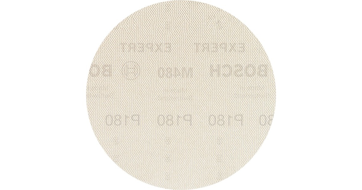 Bosch Expert M480 Netzstruktur-Schleifblatt Ø 125mm, K180(50 Stück, für Exzenterschleifer)