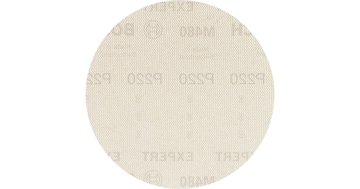 Bosch Expert M480 Netzstruktur-Schleifblatt Ø 125mm, K220(5 Stück, für Exzenterschleifer)
