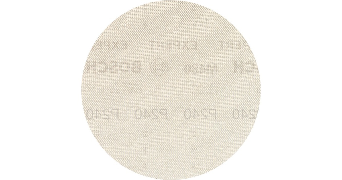 Bosch Expert M480 Netzstruktur-Schleifblatt Ø 125mm, K240(5 Stück, für Exzenterschleifer)