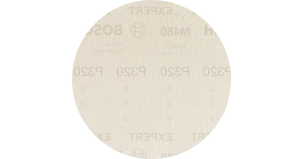 Bosch Expert M480 Netzstruktur-Schleifblatt Ø 125mm, K320(5 Stück, für Exzenterschleifer)