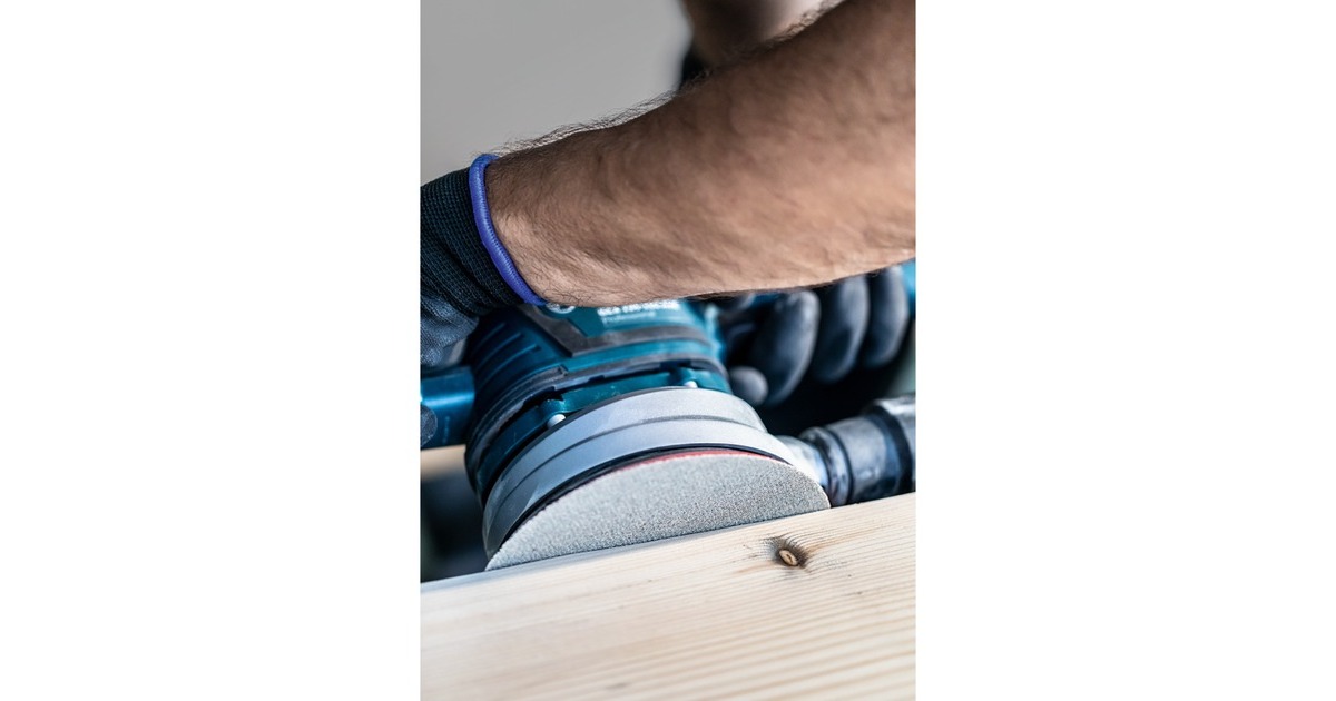 Bosch Expert M480 Netzstruktur-Schleifblatt Ø 150mm, K150(5 Stück, für Exzenterschleifer)