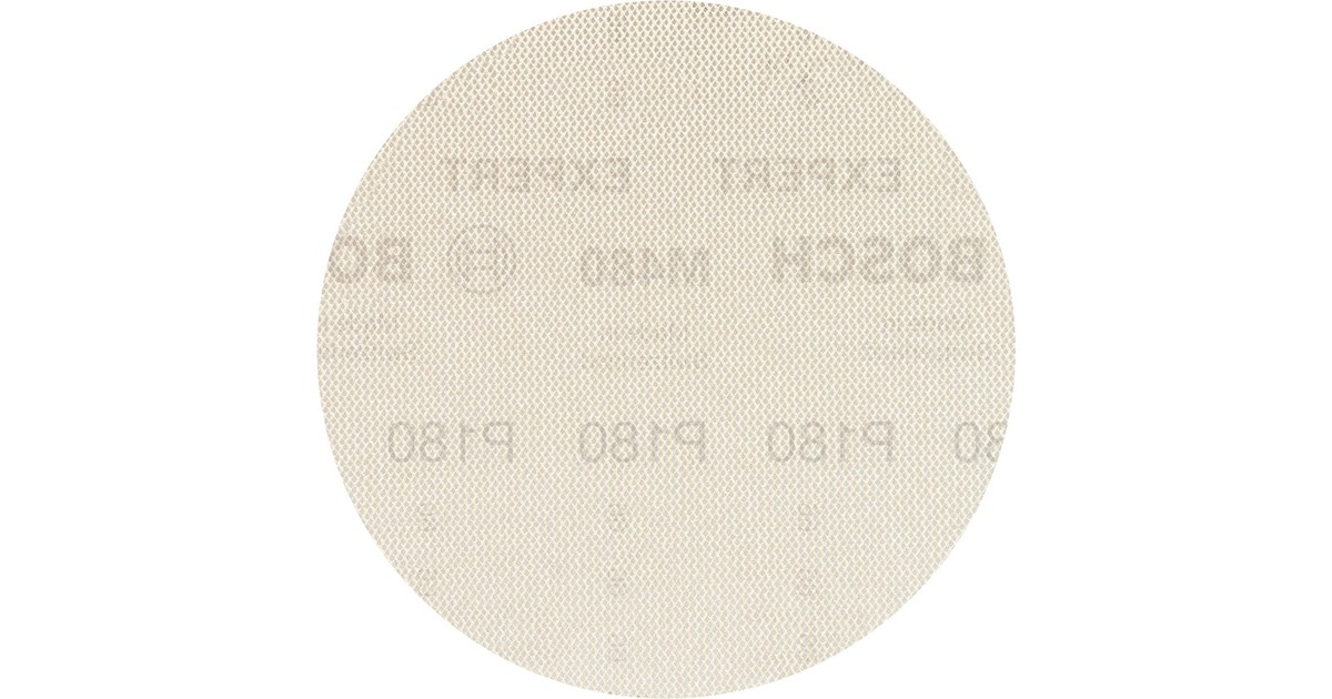 Bosch Expert M480 Netzstruktur-Schleifblatt Ø 150mm, K180(50 Stück, für Exzenterschleifer)