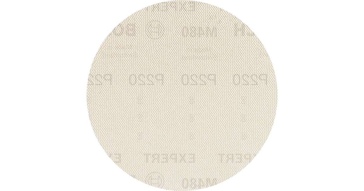 Bosch Expert M480 Netzstruktur-Schleifblatt Ø 150mm, K220(5 Stück, für Exzenterschleifer)