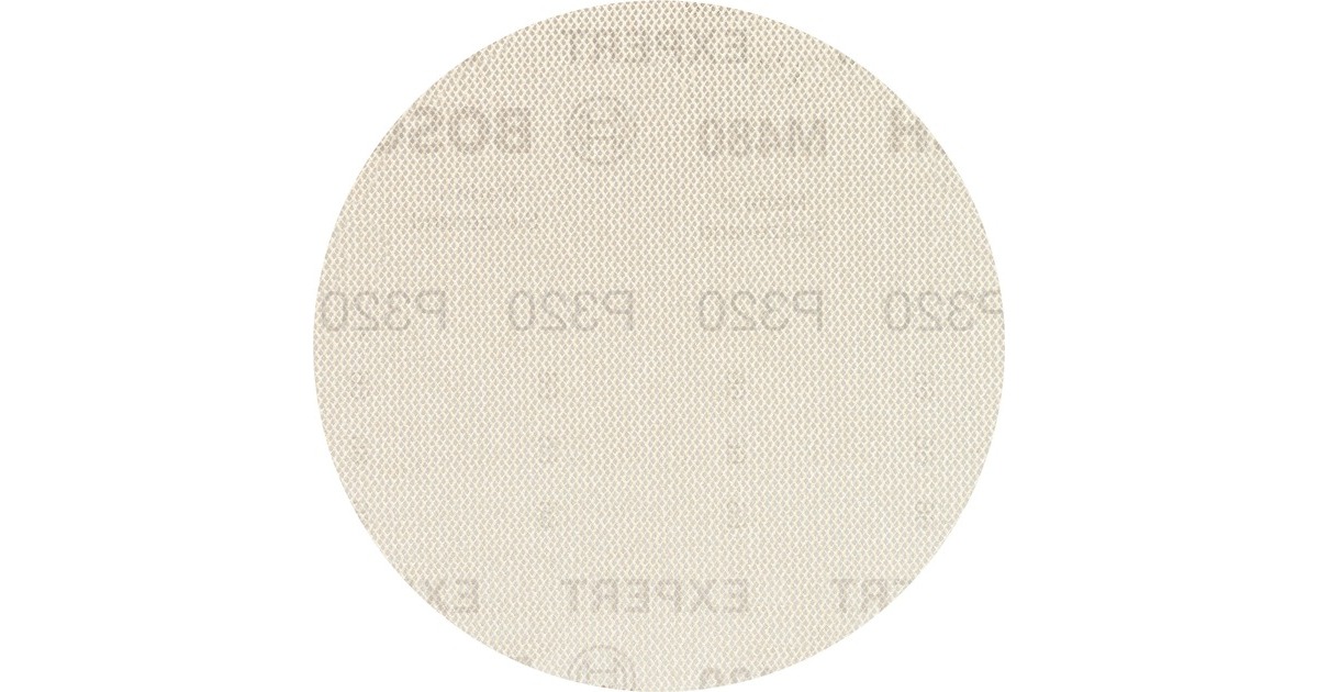 Bosch Expert M480 Netzstruktur-Schleifblatt Ø 150mm, K320(5 Stück, für Exzenterschleifer)