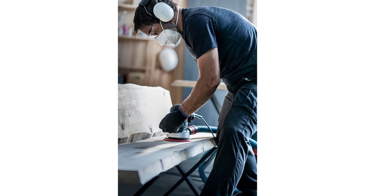 Bosch Expert M480 Netzstruktur-Schleifblatt Ø 150mm, K80(50 Stück, für Exzenterschleifer)