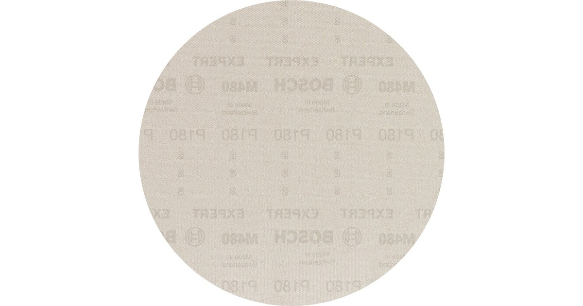 Bosch Expert M480 Netzstruktur-Schleifblatt Ø 225mm, K180(25 Stück, für Trockenbauschleifer)