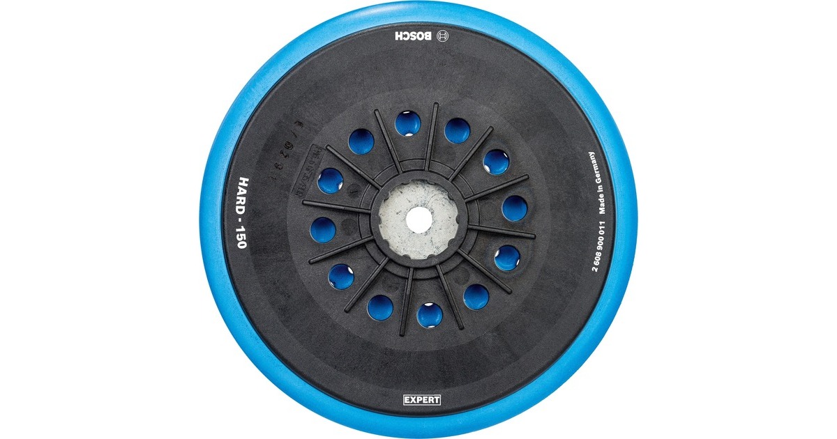 Bosch Expert Multiloch Stützteller, hart, Ø150mm, M8, Schleifteller(schwarz, für Bosch Exzenterschleifer)