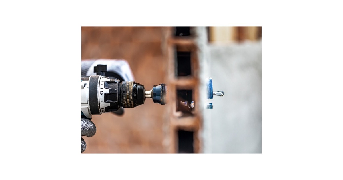 Bosch Expert Power Change Plus Adapter, Hex 11mm(blau, 2-teilig, mit HSS-G Zentrierbohrer Ø 7,15mm x105mm)