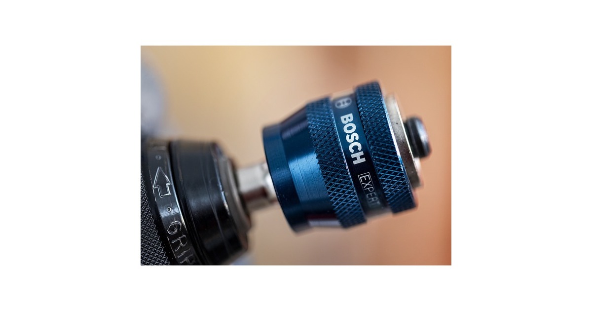 Bosch Expert Power Change Plus Adapter, Hex 11mm(blau, 2-teilig, mit HSS-G Zentrierbohrer Ø 7,15mm x105mm)