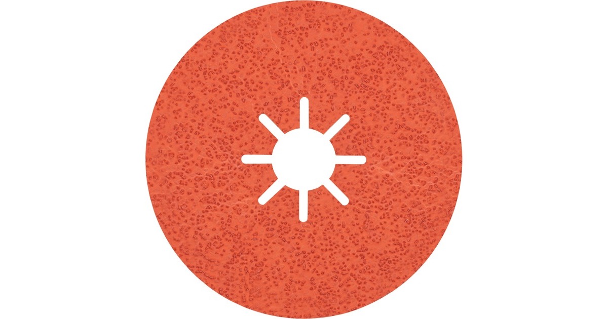 Bosch Expert R782 Prisma Ceramic Fiberschleifscheibe, Ø 180mm, K36(25 Stück, Bohrung 22,23mm)