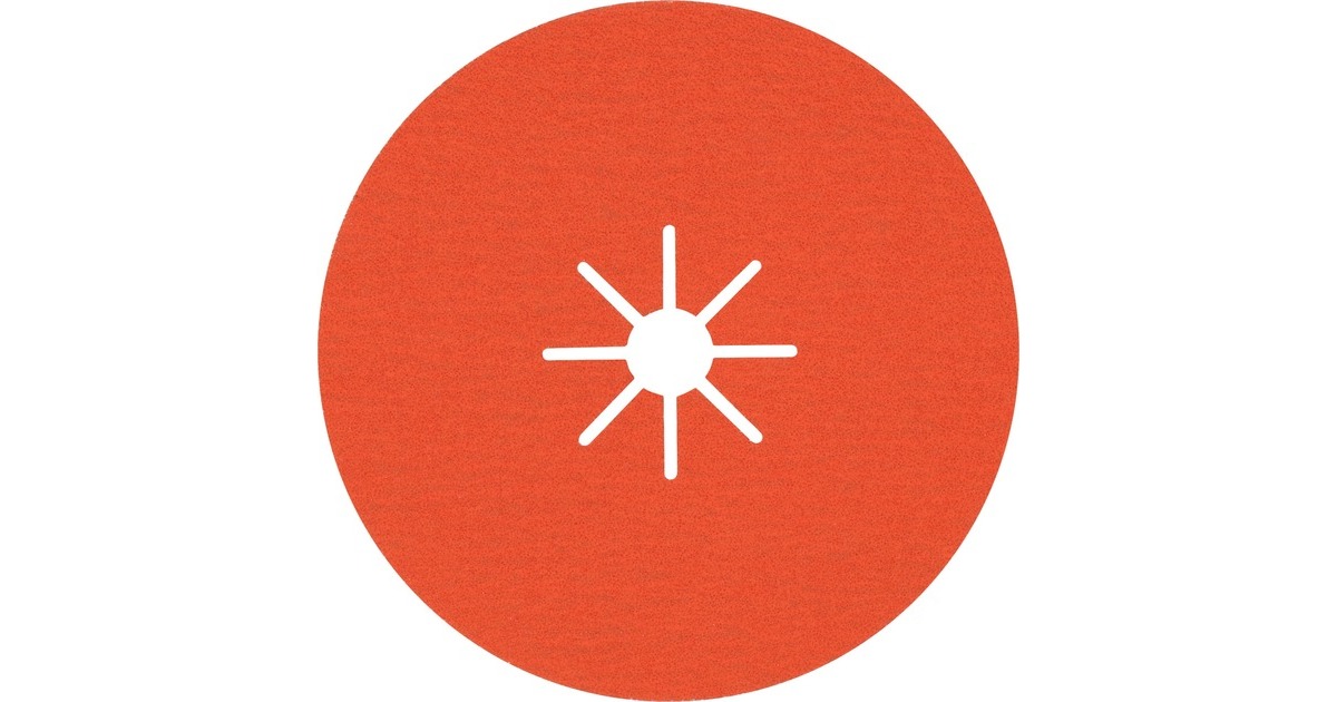 Bosch Expert R782 Prisma Ceramic Fiberschleifscheibe, Ø 180mm, K80(25 Stück, Bohrung 22,23mm)