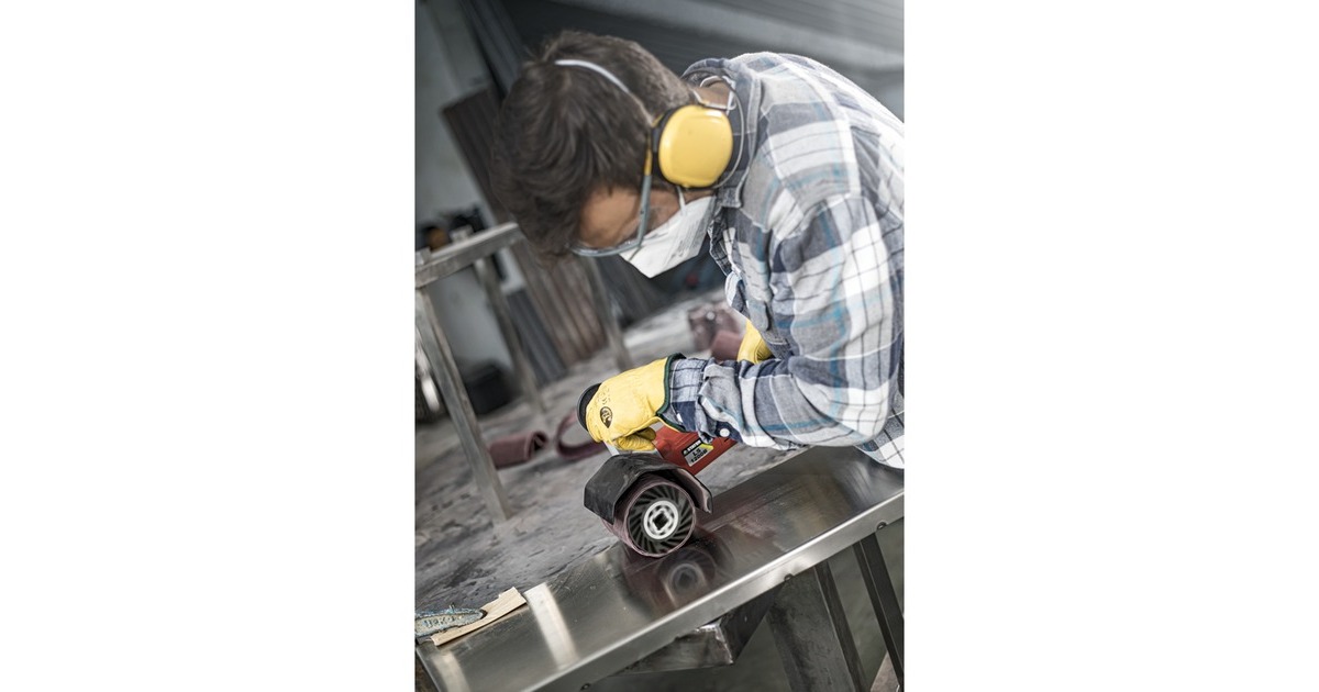 Bosch Expert Schleifhülsen N470 Grob, 90mm x 290mm, Schleifband(10 Stück, für Satinierer)