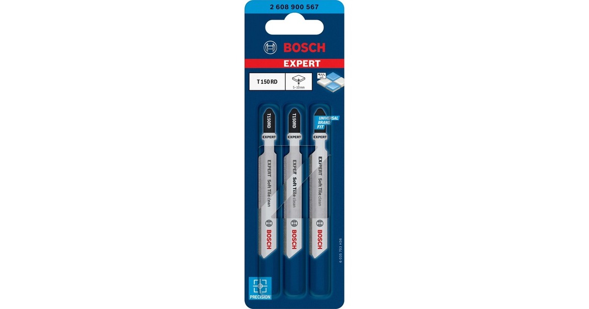 Bosch Expert Stichsägeblatt T 150 RD 'Soft Tile Clean'(3 Stück)
