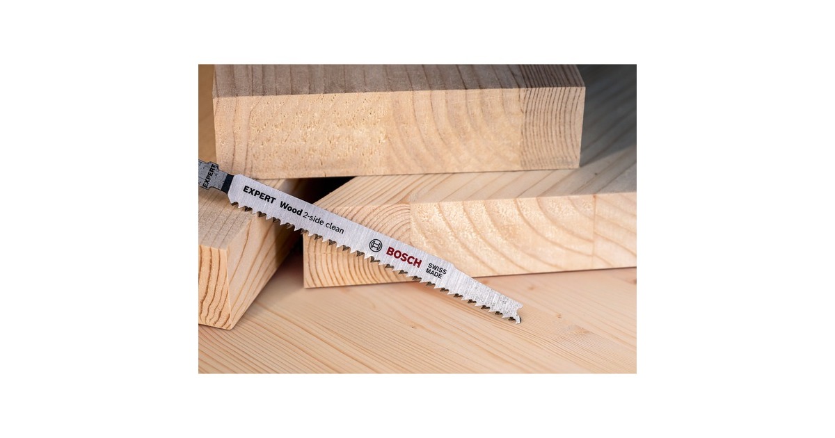 Bosch Expert Stichsägeblatt T 308 B 'Wood 2-side clean'(2 Stück)