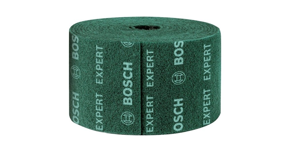 Bosch Expert Vliesrolle N880 Mehrzweck, 150mmx10m, Schleifblatt(grün, 10 Meter Rolle, zum Handschleifen)