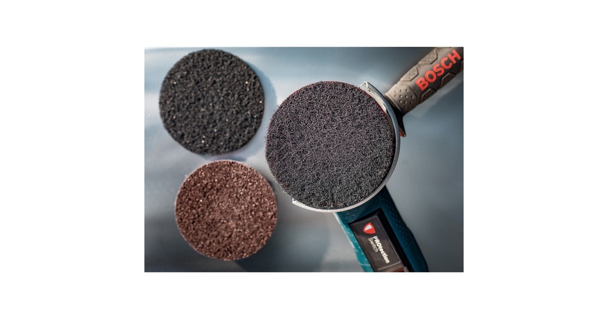 Bosch Expert Vliesscheibe N880 Sehr fein A, Ø 125mm, Schleifblatt(rot, für Exzenterschleifer)