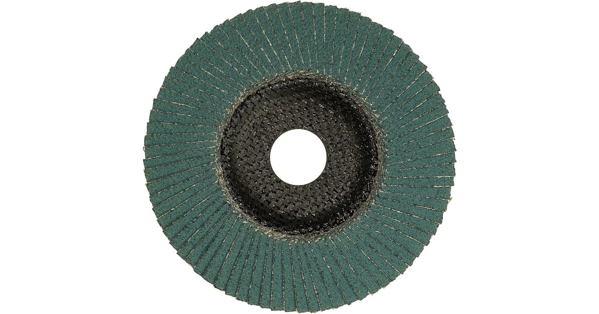 Bosch Fächerschleifscheibe X581 Best for Inox, Ø 125mm, K40(Bohrung 22,23mm, abgewinkelt)