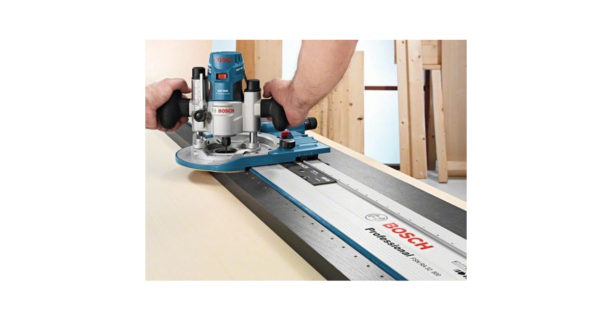 Bosch Führungsschiene FSN RA 32 1600 Professional(aluminium, 1.600mm, für Oberfräsen und Kreissägen)