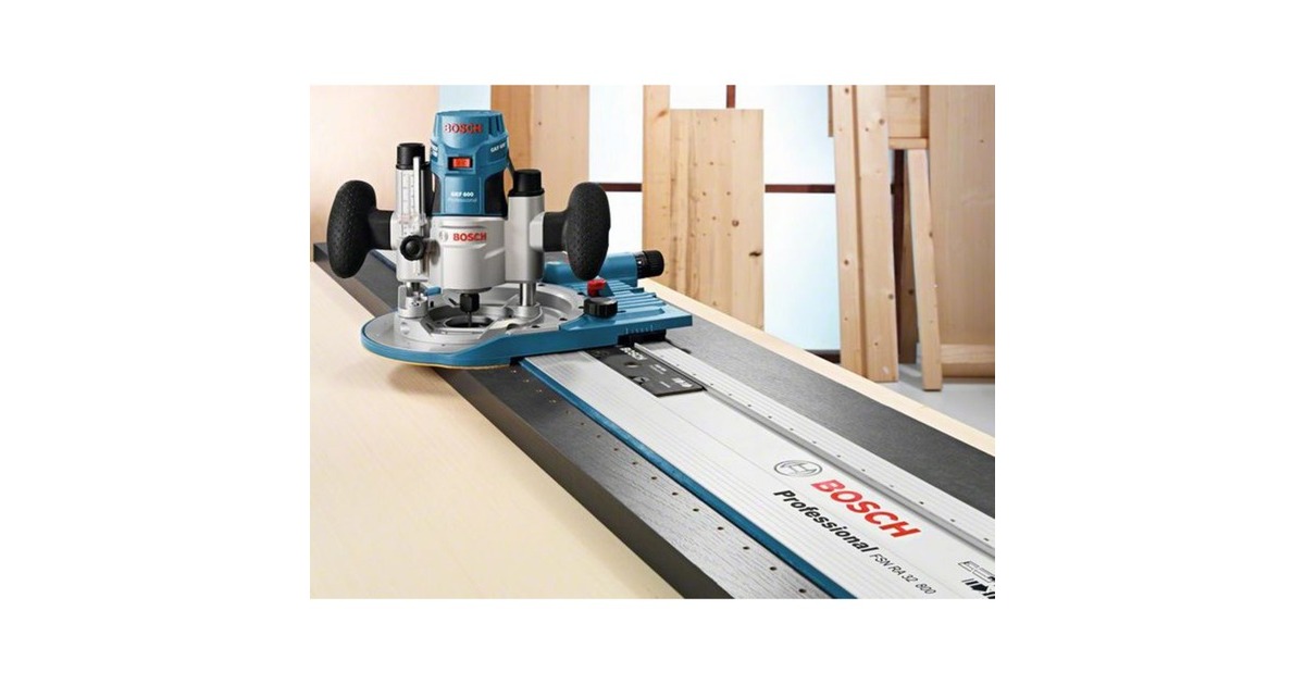 Bosch Führungsschiene FSN RA 32 1600 Professional(aluminium, 1.600mm, für Oberfräsen und Kreissägen)