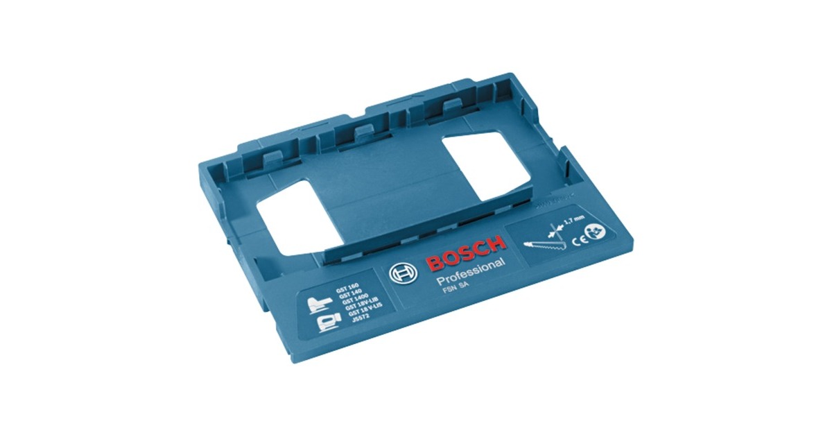 Bosch Führungsschienen-Adapter FSN SA Professional(blau, für Stichsägen) Bosch Führungsschienen-Adapter FSN SA Professional(blau, für Stichsägen)