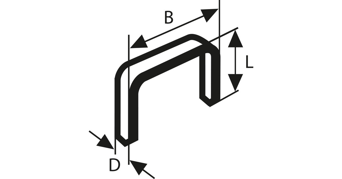 Bosch Feindrahtklammern, Typ 53, 8/11,4mm, Clip(1.000 Stück)