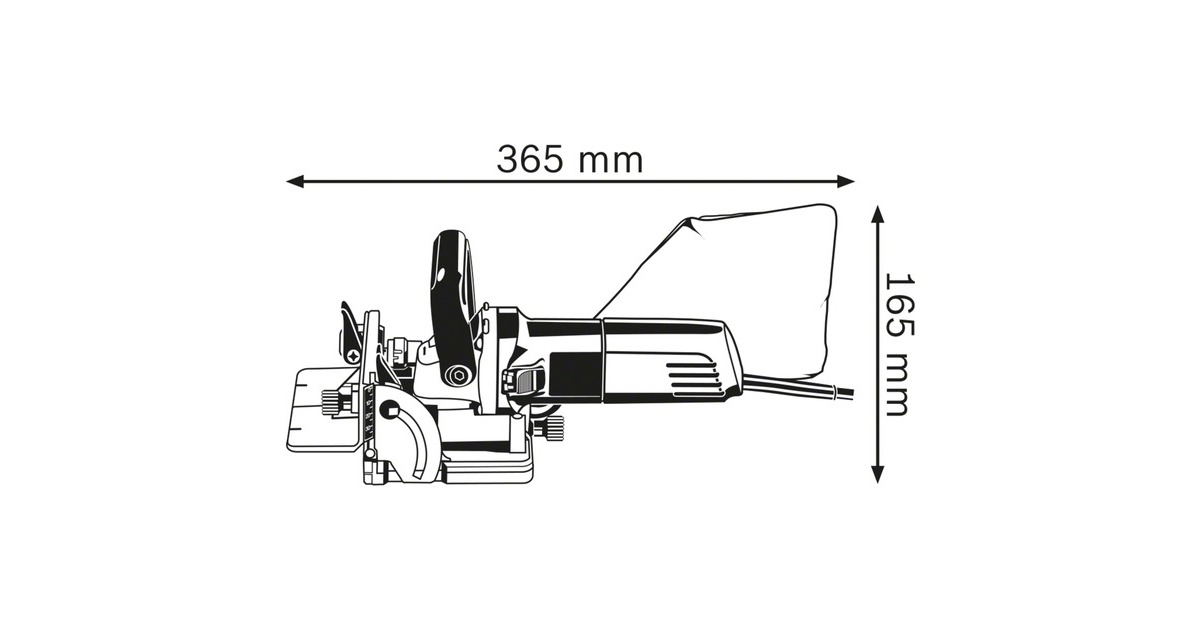 Bosch Flachdübel-Fräse GFF 22 A, Nutfräse(blau, 670 Watt, L-BOXX 238)