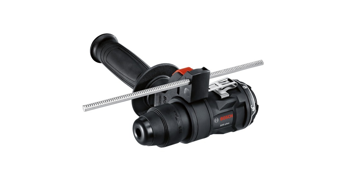 Bosch FlexiClick-Bohrhammeraufsatz GFA 12-H Professional, Bohrfutter(schwarz, für Akkuschrauber GSR 12V-15 FC / -35 FC)
