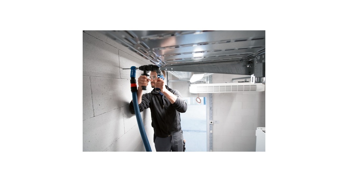 Bosch FlexiClick-Bohrhammeraufsatz GFA 12-H Professional, Bohrfutter(schwarz, für Akkuschrauber GSR 12V-15 FC / -35 FC)