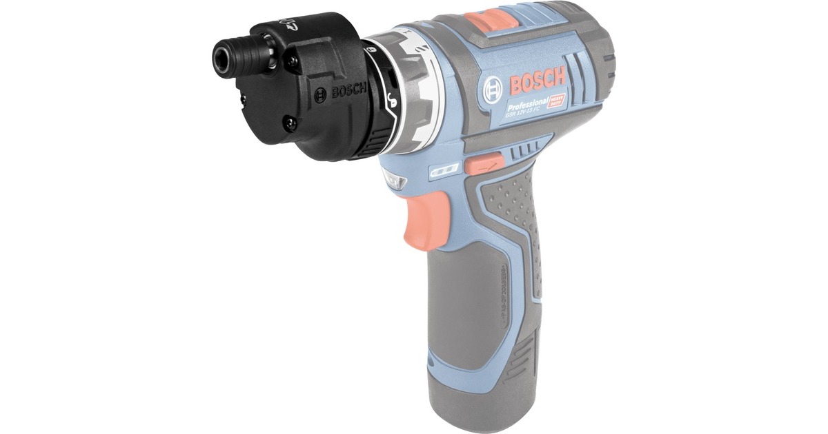 Bosch FlexiClick-Exzenteraufsatz GFA 12-E Professional(schwarz, für Akkuschrauber GSR 12V-15 FC)