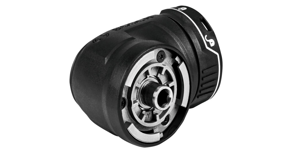 Bosch FlexiClick-Winkelaufsatz GFA 12-W Professional, Bohrfutter(schwarz, für Akkuschrauber GSR 12V-15 FC)